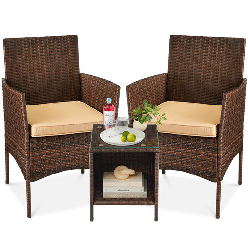 New pcs outdoor wicker - 3-pcs,