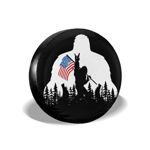Bigfoot american flag - bigfoot,