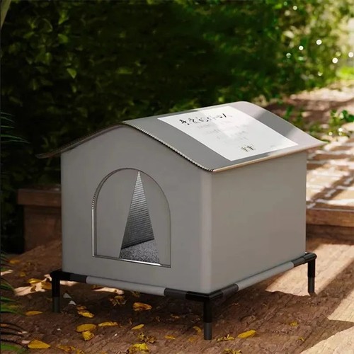 Large heated cat - house, for
