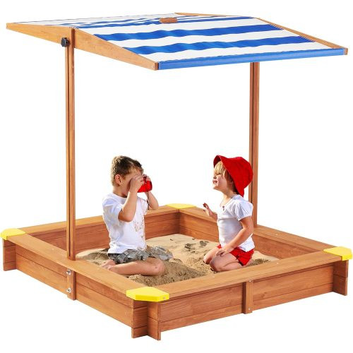 Inches wooden sandbox with - inches,